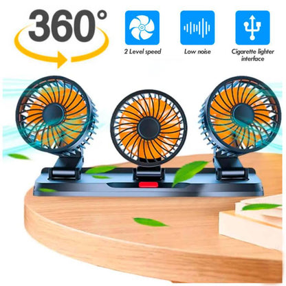 VENTILADOR DE AUTO DE 3 CABEZALES