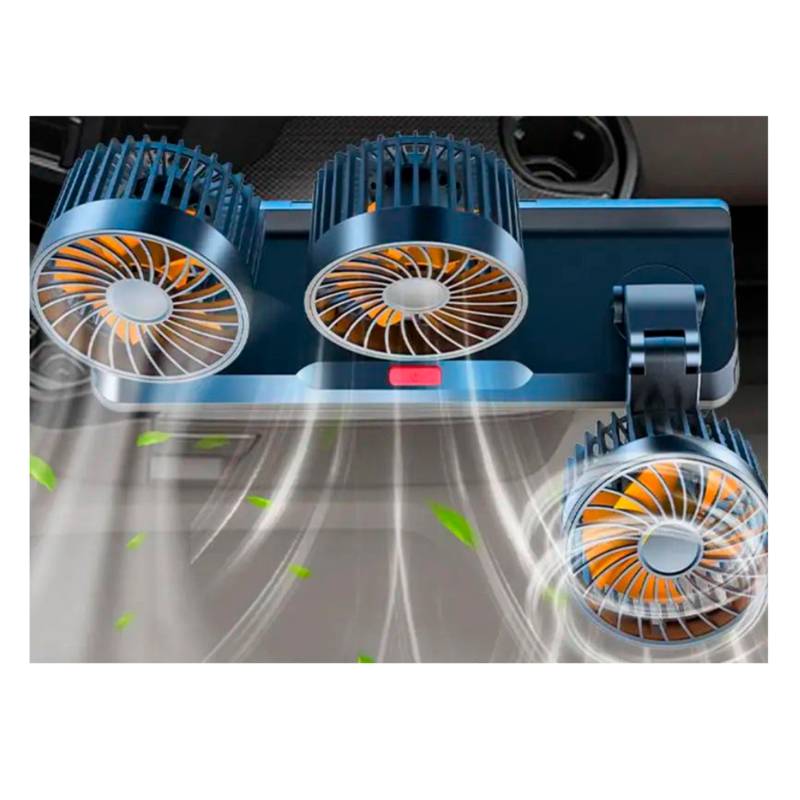 VENTILADOR DE AUTO DE 3 CABEZALES