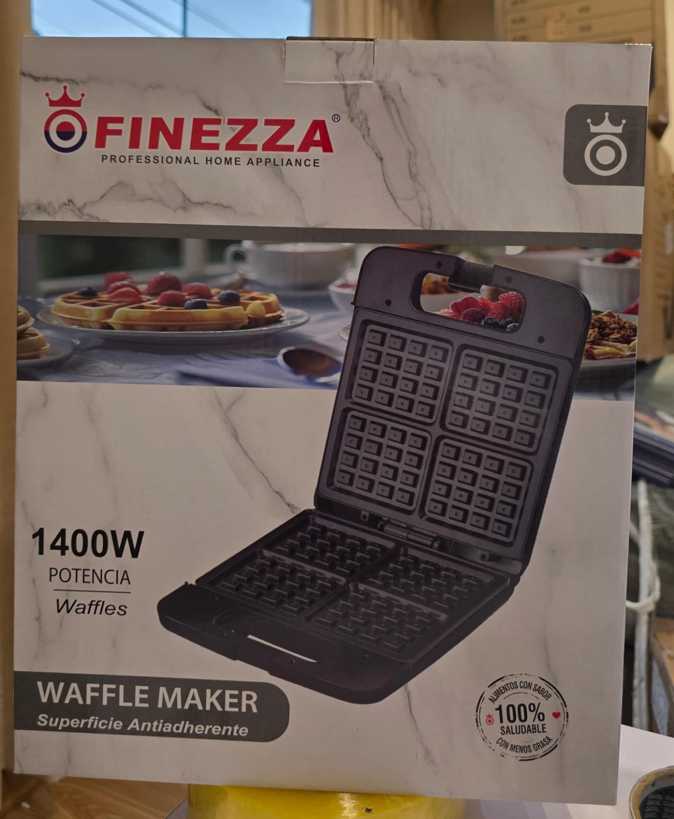 WAFFLE MAKER FINEZZA FZ-827 WF4 1400W