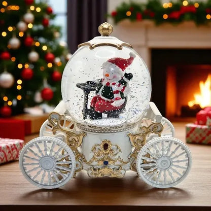 ADORNO NAVIDEÑO CARRUAJE MUSICAL
