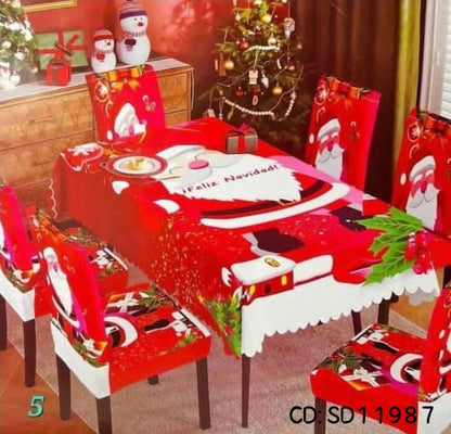 JUEGO DE MANTEL CON SILLAS