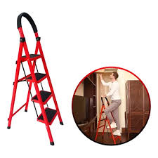 ESCALERA DE 4 PASOS PLEGABLE
