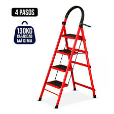 ESCALERA DE 4 PASOS PLEGABLE