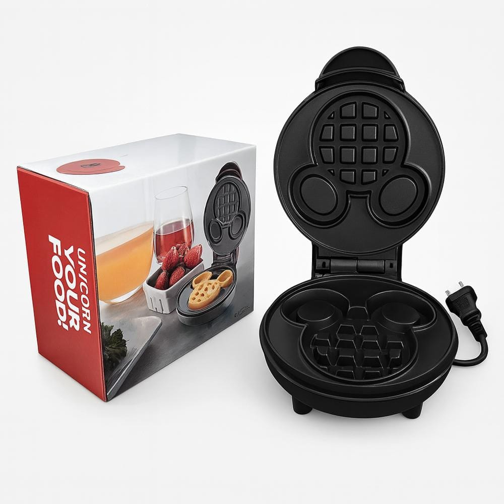 Mini waflera Miki con caja - Electric Waffle Maker Mickey Mouse