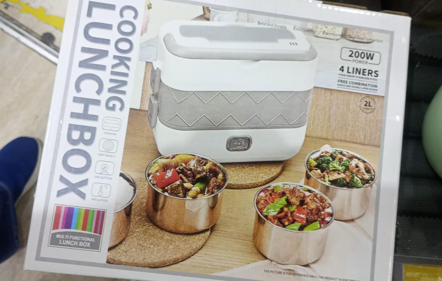 Cooking Lunchbox 200W 4 liners - caja del producto