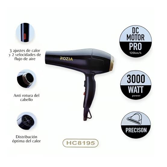 SECADORA ROZIA 3000W HC8195