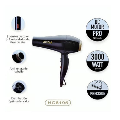 SECADORA ROZIA 3000W HC8195