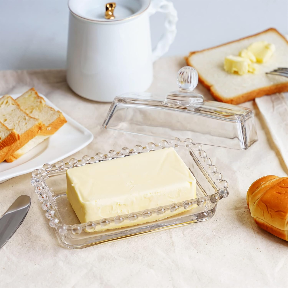 MANTEQUILLERA DE VIDRIO
