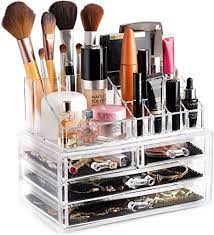 JOYERO COSMETIQUERO ACRILICO DE  4 , CAJONES